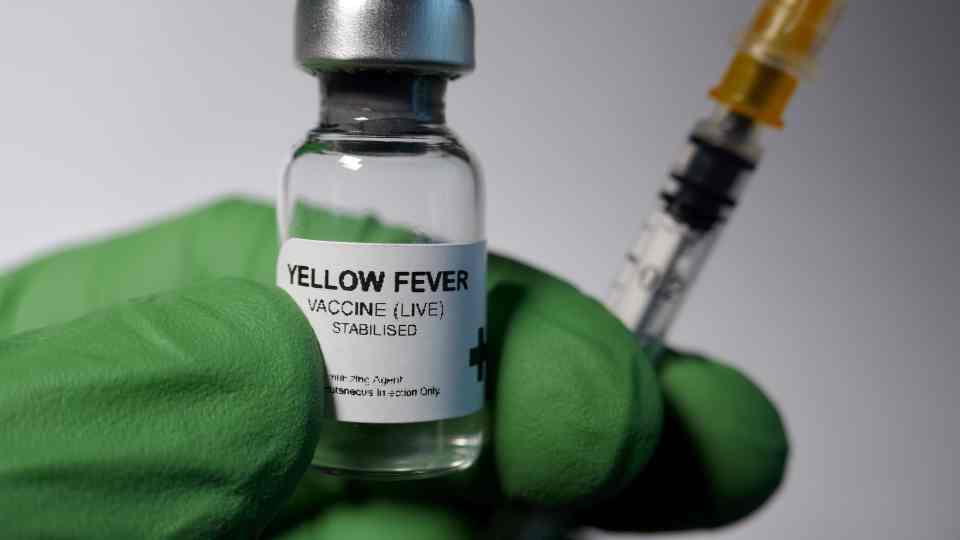 How do I book the yellow fever vaccine near me?